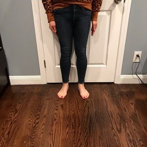 Paige verdugo crop skinny jeans sz 28